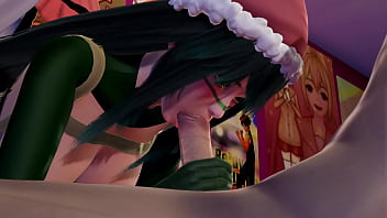 Malam Tahun Baru Dengan Tsuyu Asui: Cosplay Panas Tanpa Sensor Dari Boku No Hero Academia